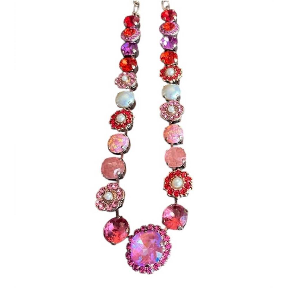 NEW MARIANA women's roxanne necklace in red, pink